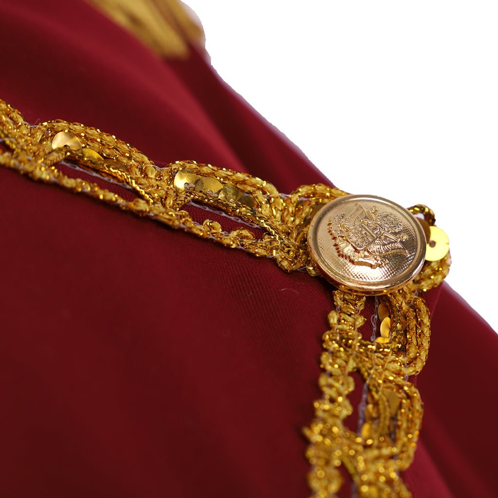 Chaqueta Militar Inspirada en Hamilton | Traje Gótico Aristocrático Colonial para Hombres | Serie Medieval Fantasía Cosera - Fantasia Cosera