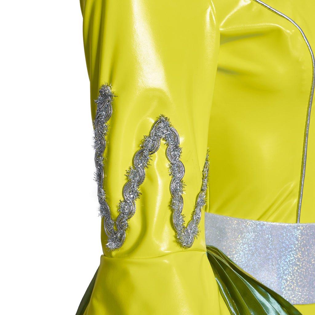 Traje de Cosplay para Mujer Mamma Mia | Traje de Disco Ajustado Brillante | Conjunto Completo para Fiestas y Escenarios - Fantasia Cosera