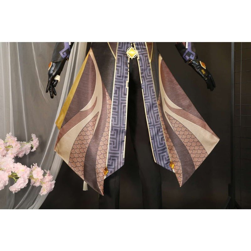 Traje de Cosplay de Zhongli de Genshin Impact Conjunto Completo para Fiesta de Halloween - Fantasia Cosera