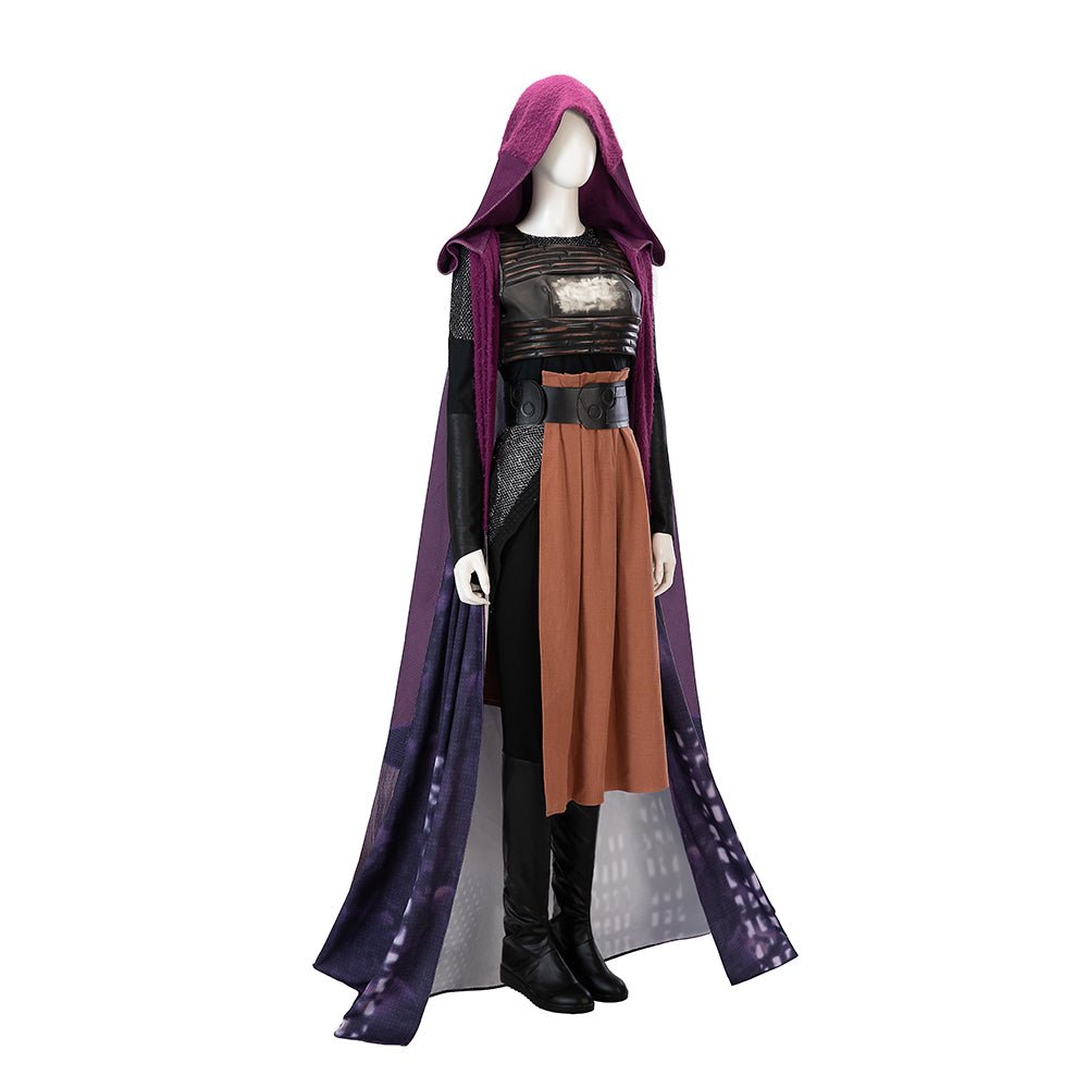 Traje de Cosplay de Mae de Star Wars: The Acolyte - Disfraz de Halloween para Mujer - Fantasia Cosera