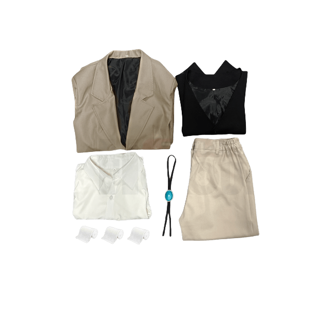 Traje de Cosplay de Dazai Osamu de Bungo Stray Dogs - Alta Calidad - Fantasia Cosera