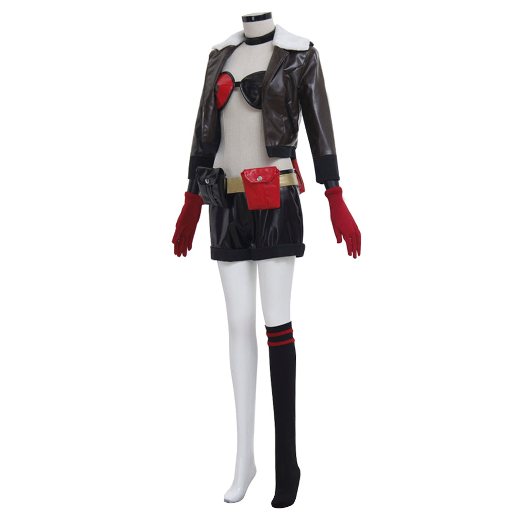Traje de Cosplay de Harley Quinn – Divertido, Feroz e Icónico Outfit de Supervillana para Mujeres - Fantasia Cosera