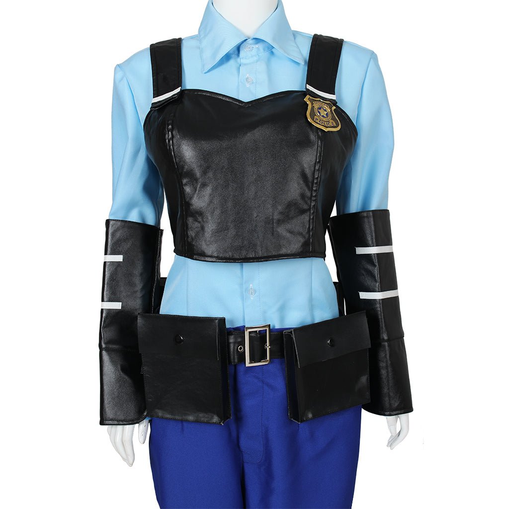 Traje de Cosplay de Judy Hopps para Adultos - Uniforme de Oficial de la ZPD para Mujeres, Ideal para Halloween, Carnavales y Fiestas - Fantasia Cosera