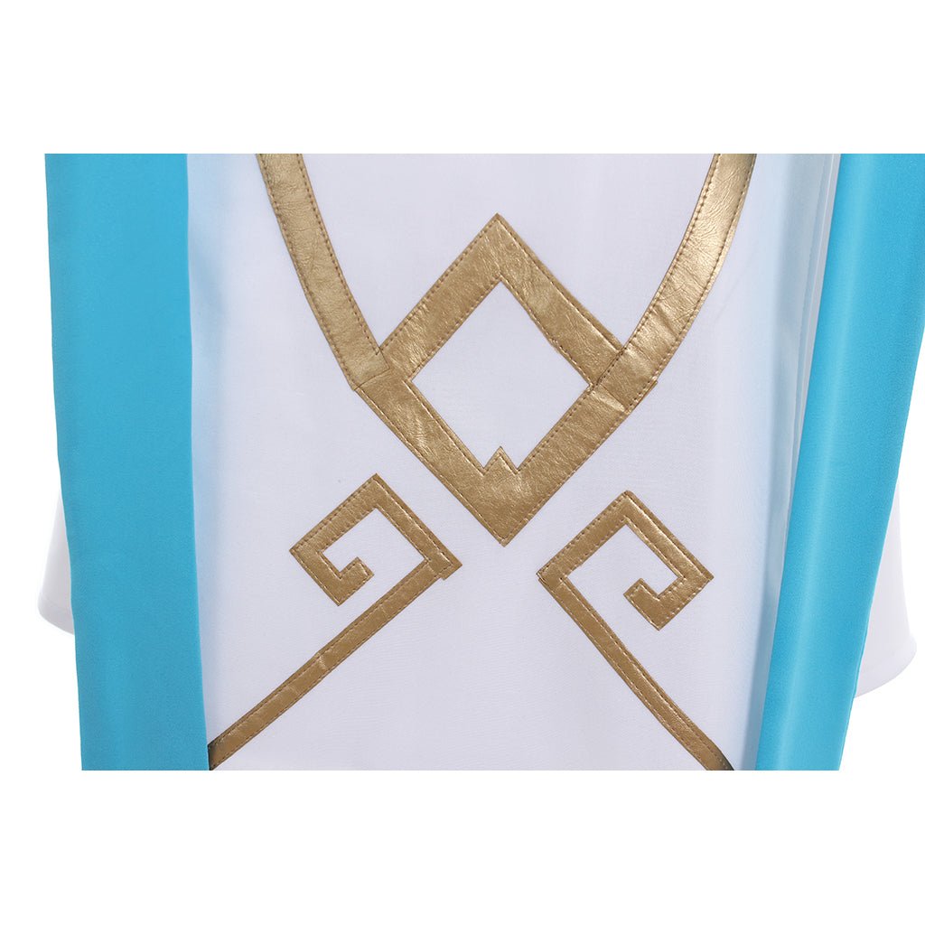 Traje de Cosplay de Overwatch Mercy Victoria - Angela Ziegler Skin de Juegos de Verano - Fantasia Cosera