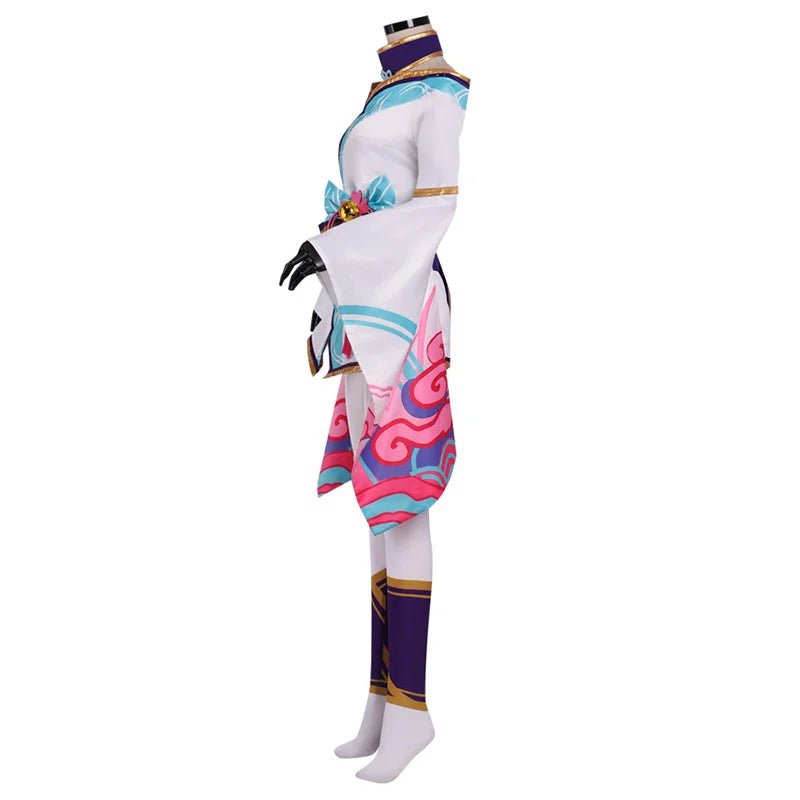 Vestido de Cosplay de Ahri Spirit Blossom para Mujer - Halloween - Fantasia Cosera