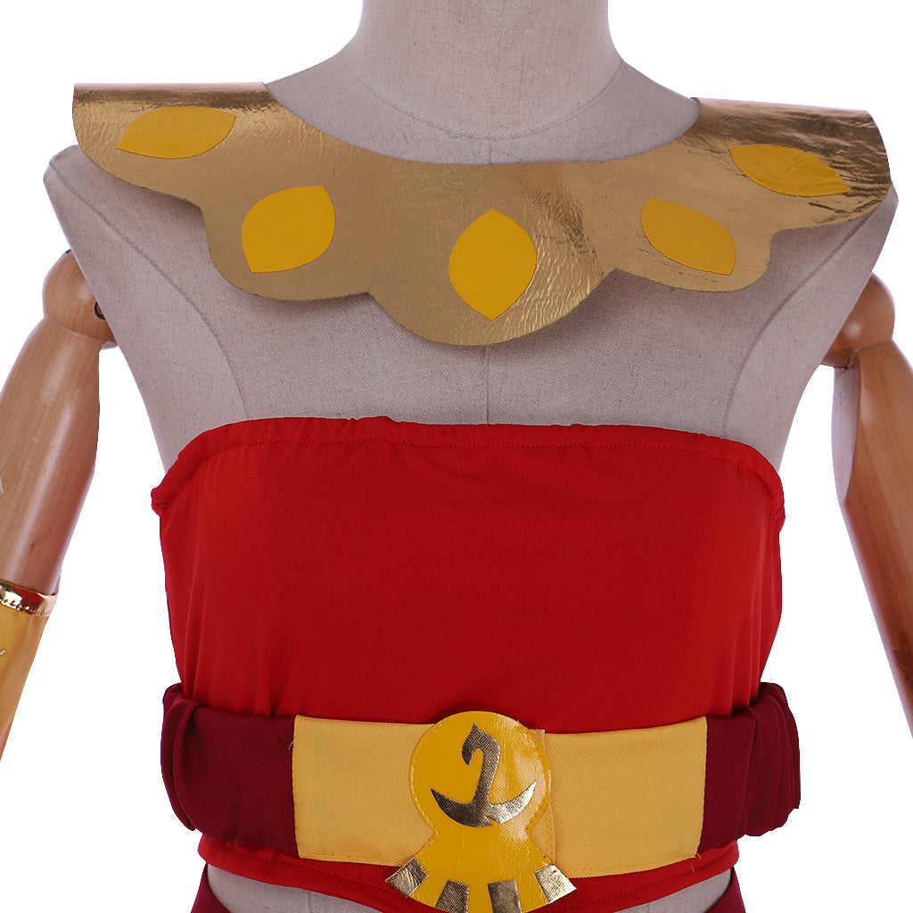 Traje de Cosplay de Azula de Avatar: El Último Maestro del Aire - Fantasia Cosera