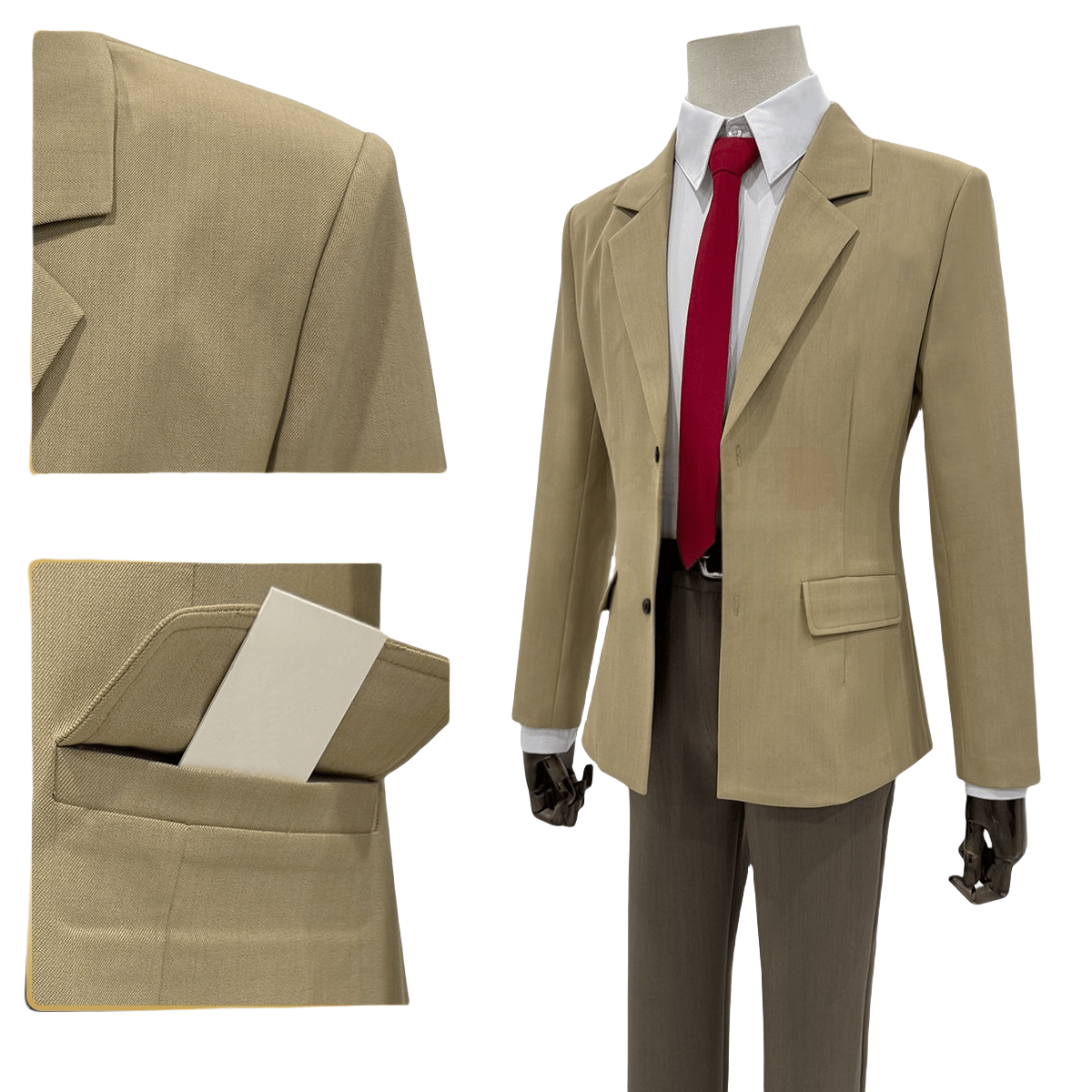 Traje de Cosplay de Light Yagami Death Note - Calidad Premium - Fantasia Cosera