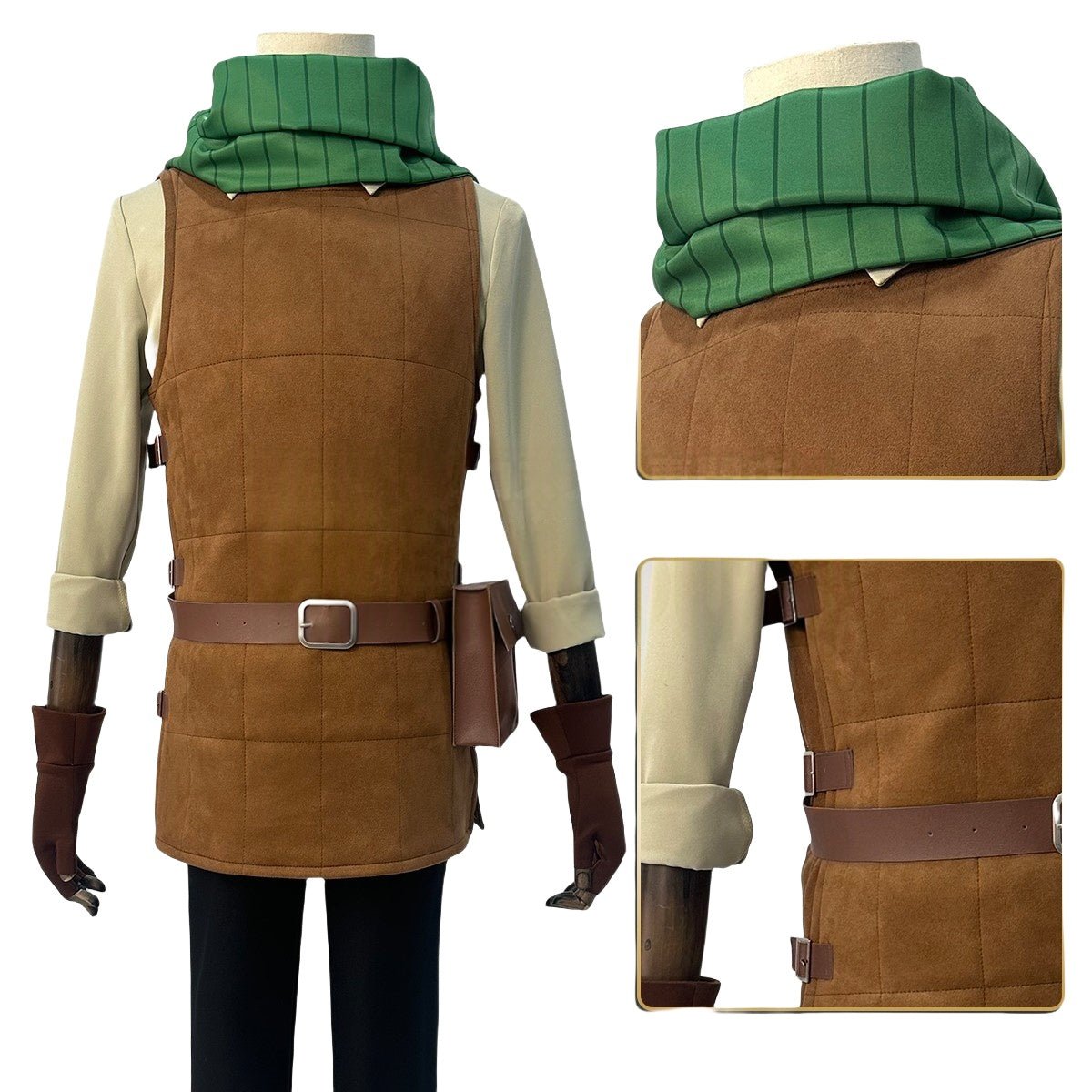 Disfraz de Cosplay Delicioso en el Calabozo Chilchuck, Equipo Laios - Alta Calidad - Fantasia Cosera