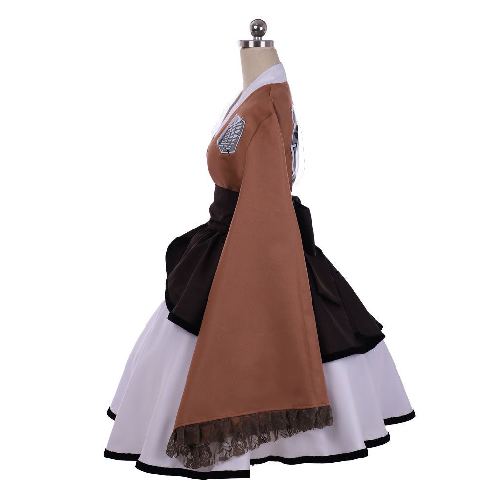 Traje de Cosplay de Mikasa Ackerman de Anime Ataque a los Titanes - Fantasia Cosera