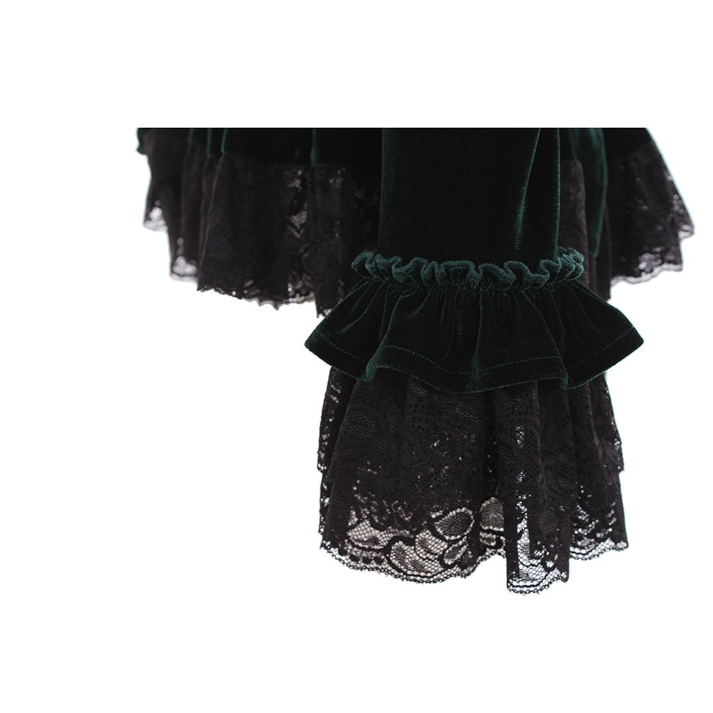 Blusa Lolita Sin Tirantes Mangas Trompeta Chiffon para Mujeres y Niñas - Fantasia Cosera