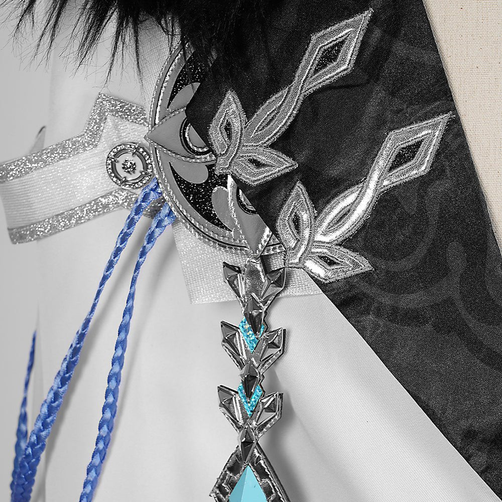 Traje de Genshin Impact Fatui Cloak para Pierr Pantalone Tartaglia Harlequin Doctor Sandrone Columbina Regretor - Fantasia Cosera