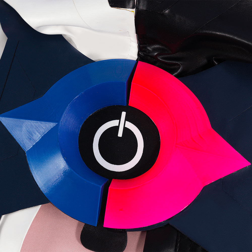 Traje de Cosplay Delirium Blue Delta - Texas the Omertosa de Arknights - Fantasia Cosera