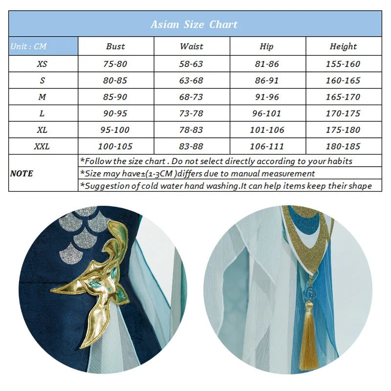 Traje de Cosplay Madame Ping de Genshin Impact para Mujer - Uniforme Pinger para Halloween y Role Play - Fantasia Cosera