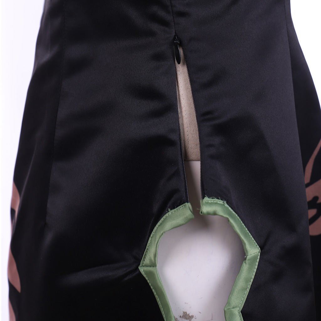 Disfraz de Cosplay Cheongsam Negro de Tao Jun de Shaman King - Fantasia Cosera