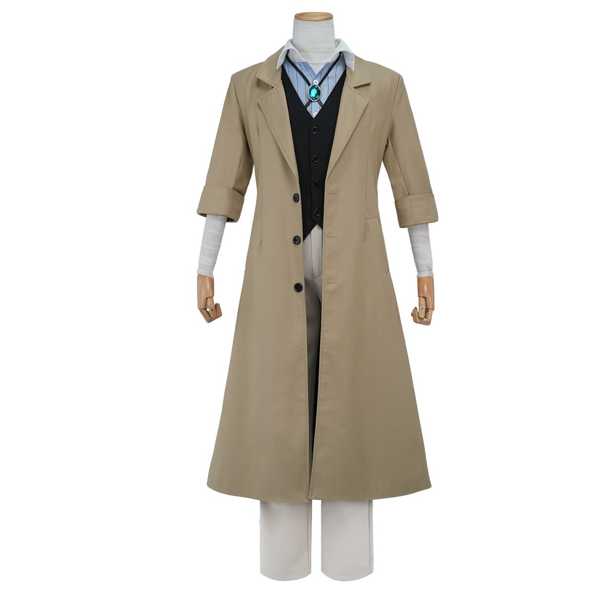 Traje de Cosplay Osamu Dazai Bungo Stray Dogs - Outfit Anime de Alta Calidad - Fantasia Cosera
