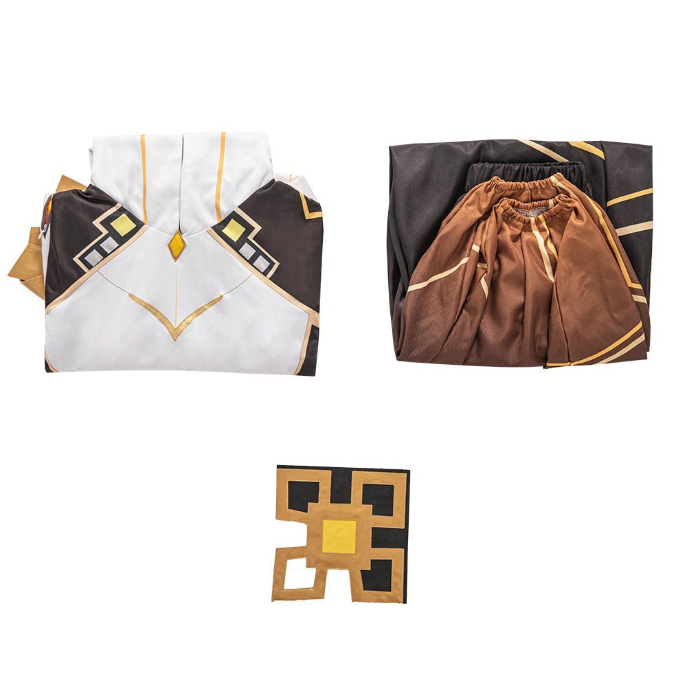 Traje de Cosplay de Zhongli de Honkai: Star Rail - Atuendo Divino Premium para Fans Masculinos - Fantasia Cosera