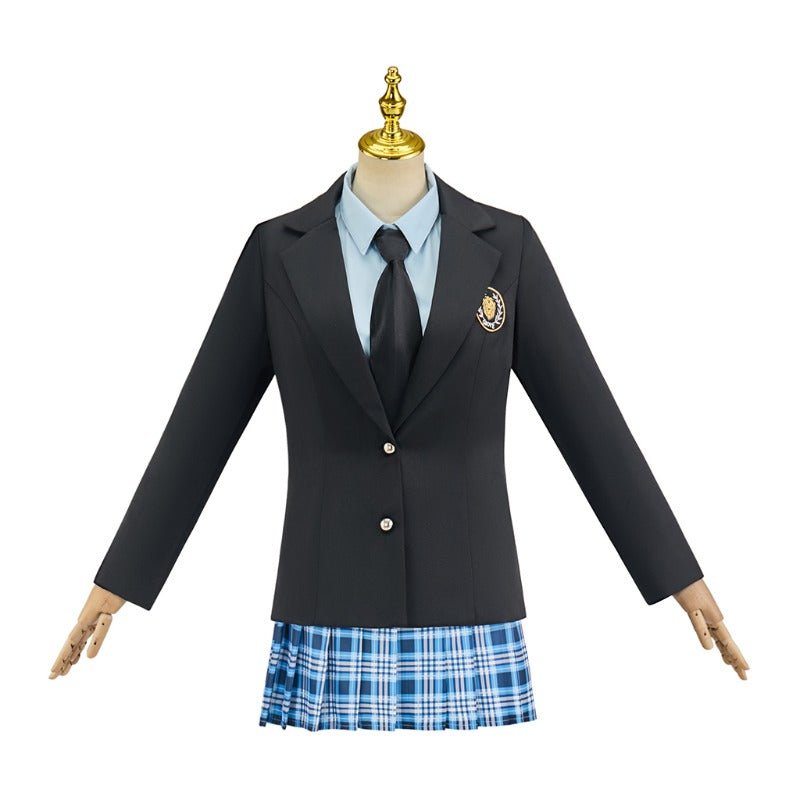 Traje de Mia Uniforme Escolar Mujer Chaqueta Camisa Falda - Disfraz de los Diarios de una Princesa - Fantasia Cosera