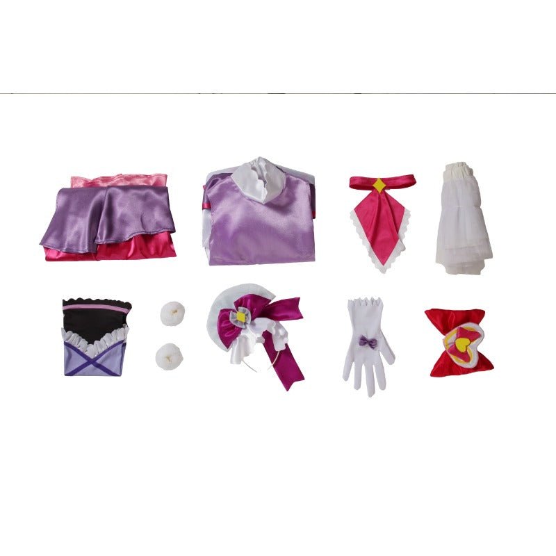 Traje de Cosplay de Cure Ruru Amour de Hugtto! Pretty Cure - Diseño Elegante para Fans - Fantasia Cosera