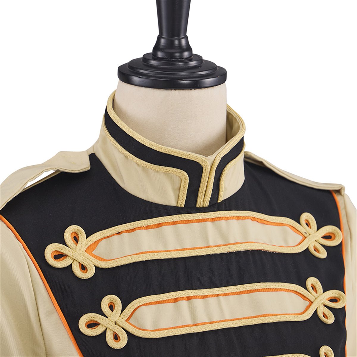 Abrigo Militar Beige de Longitud Media – Disfraz de Cosplay Medieval - Fantasia Cosera
