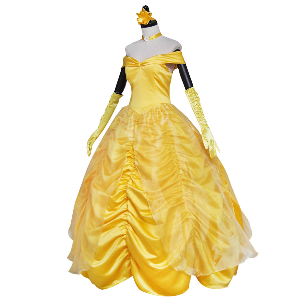Belle y la Bestia Traje de Cosplay Serie | Vestido de Princesa para Eventos - Fantasia Cosera