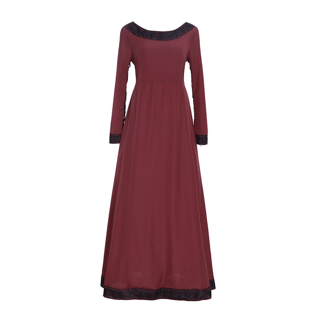 Vestido de Corte Real Medieval para Reina Princesa - Fiesta de Té Tudor Regencia - Traje de Cosplay para Mujeres - Fantasia Cosera