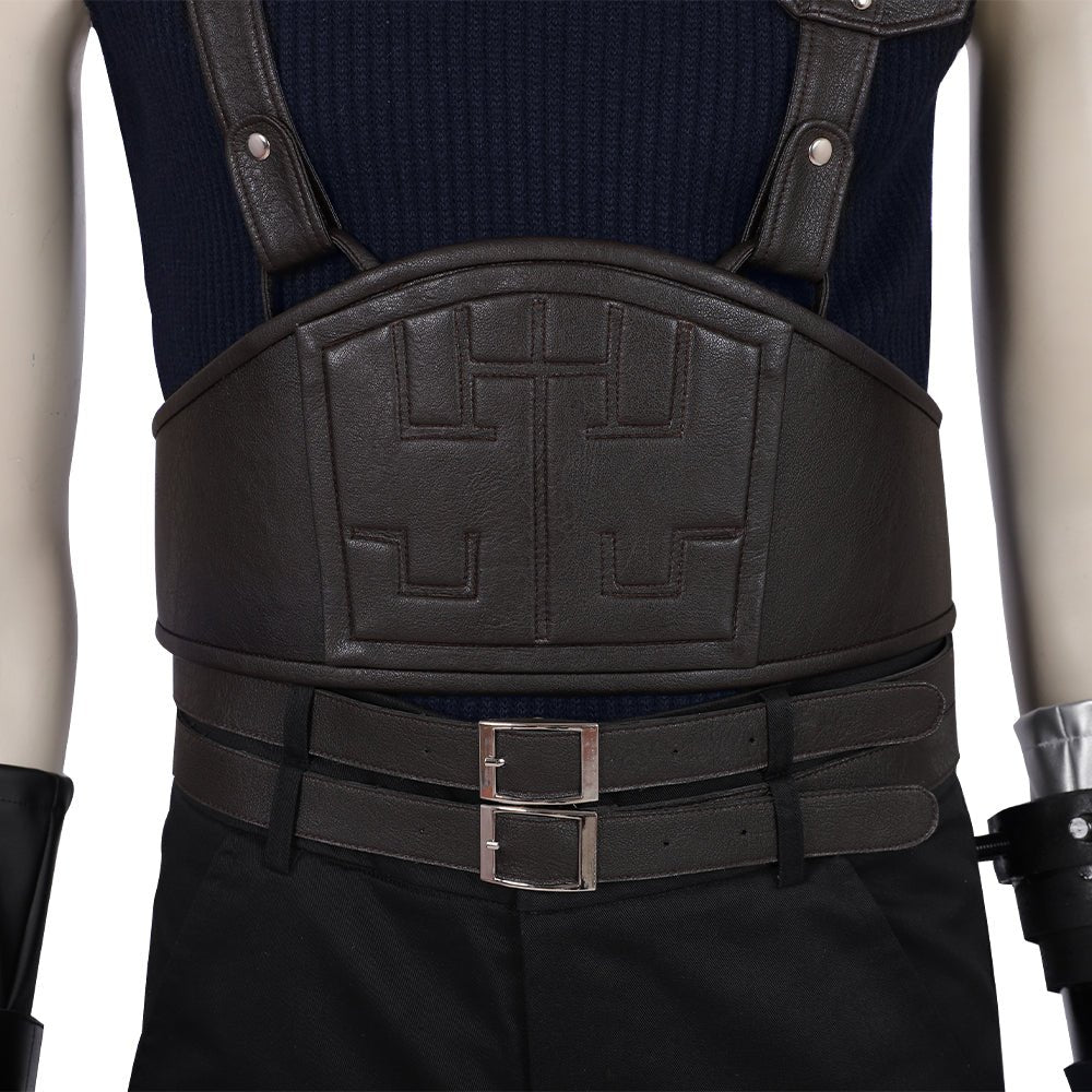 Traje de Cosplay de Cloud Strife de Final Fantasy VII Remake - Calidad Premium - Fantasia Cosera