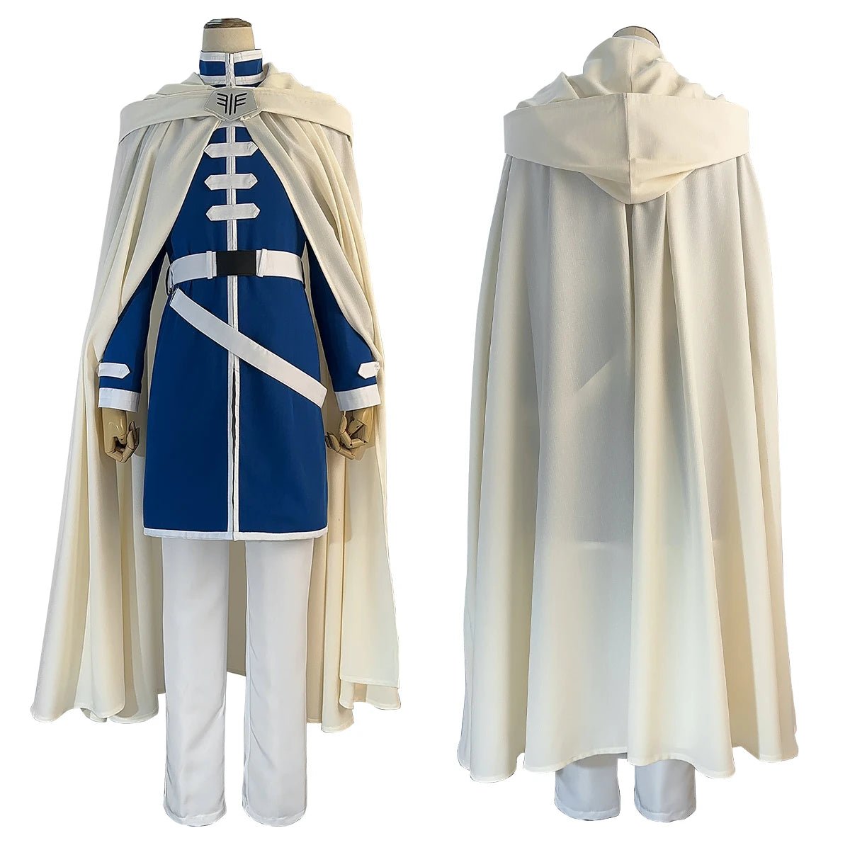 Traje de Cosplay Himmel de Frieren: Beyond Journey's End - Peluca, Capa, Abrigo y Pantalones - Regalo Navideño - Fantasia Cosera