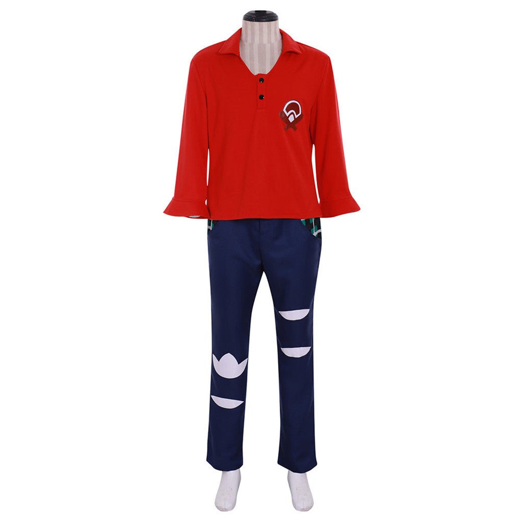 Disfraz de Entrenador Masculino de PM Espada y Escudo - Fantasia Cosera