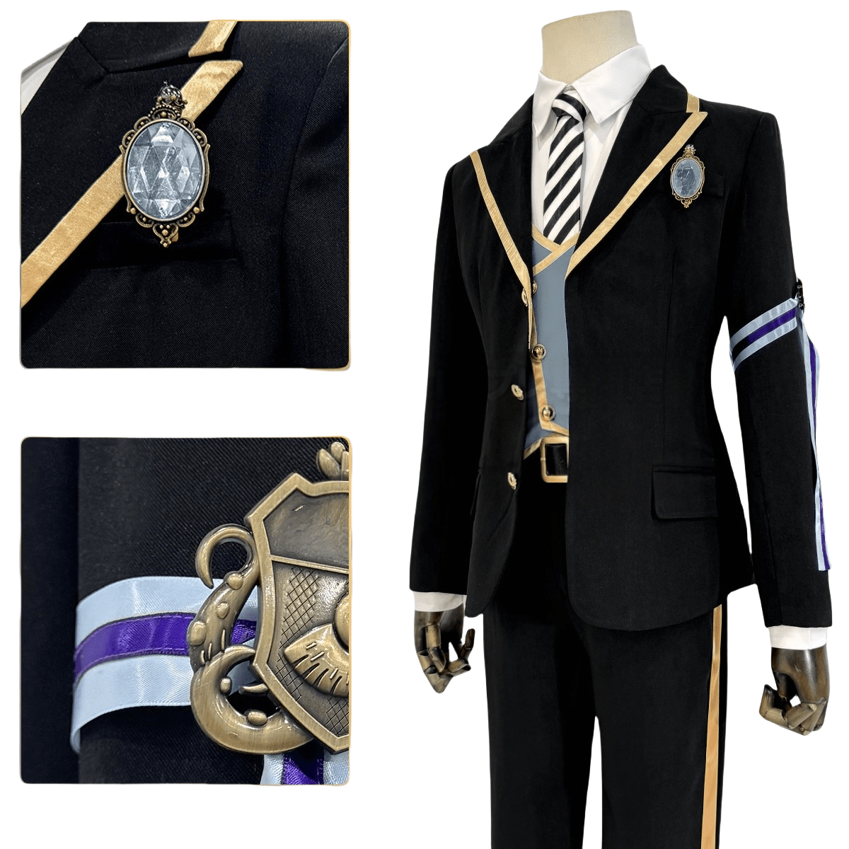 Traje de Cosplay Twisted Wonderland - Heartslabyul, Savanaclaw, Octavinelle, Scarabia, Ignihyde - Fantasia Cosera