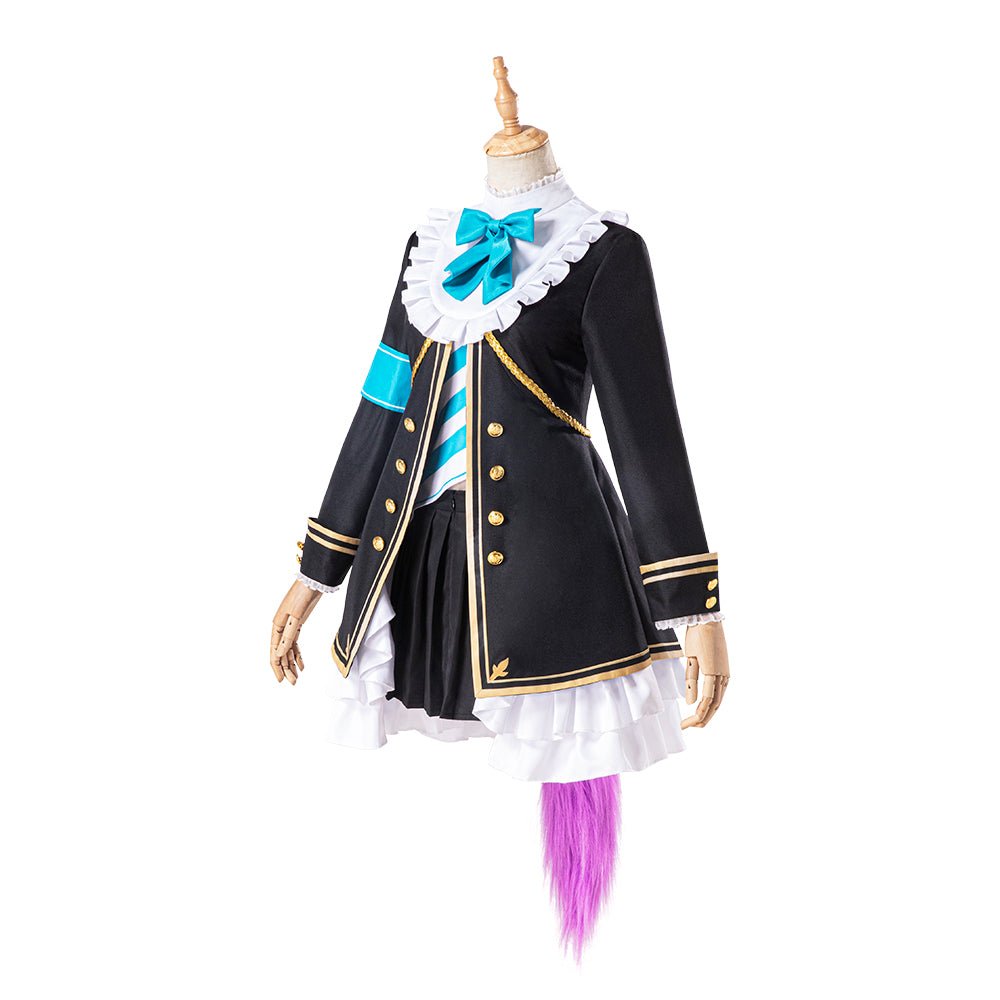 Traje Cosplay Mejiro McQueen - Outfit Elegante Inspirado en Anime de Uma Musume: Pretty Derby - Fantasia Cosera