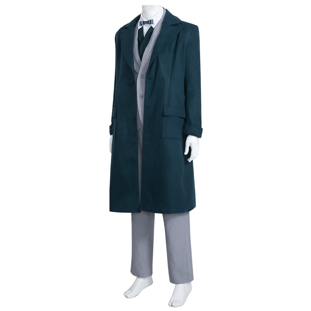 Traje de Cosplay de Newt Scamander de Fantastic Beasts: Los Secretos de Dumbledore para Halloween - Fantasia Cosera