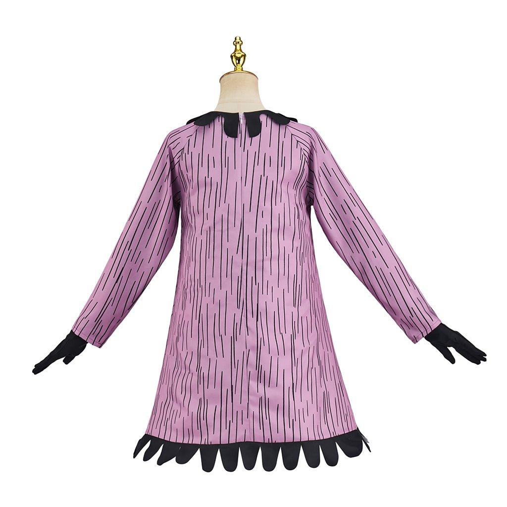 Traje de Shock de Disney's Pesadilla Antes de Navidad | Outfit de Cosplay para Halloween - Fantasia Cosera