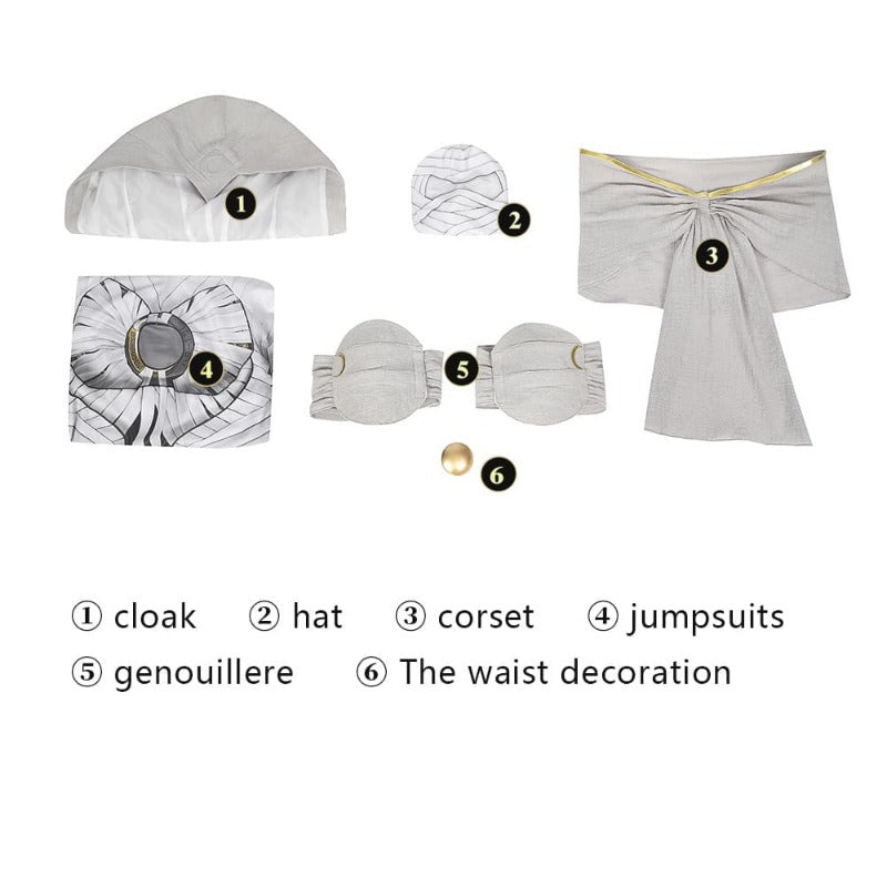 Traje de Cosplay Mr Knight de Moon Knight para Adultos - Fiesta de Halloween - Fantasia Cosera