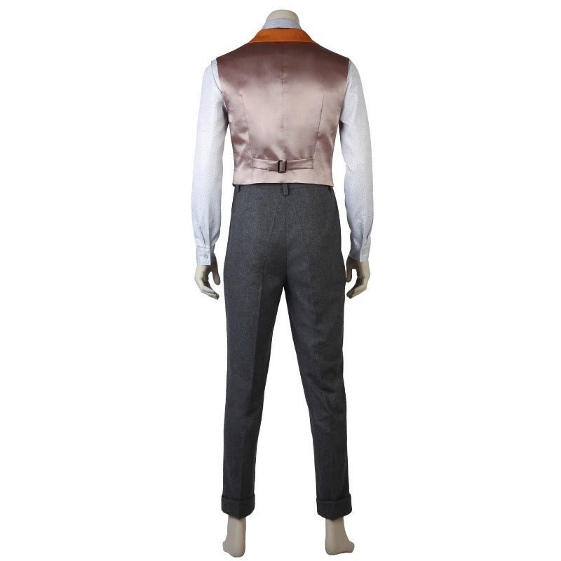 Traje de Cosplay de Newt Scamander de Fantasticas Criaturas - Edición Los Crímenes de Grindelwald - Fantasia Cosera