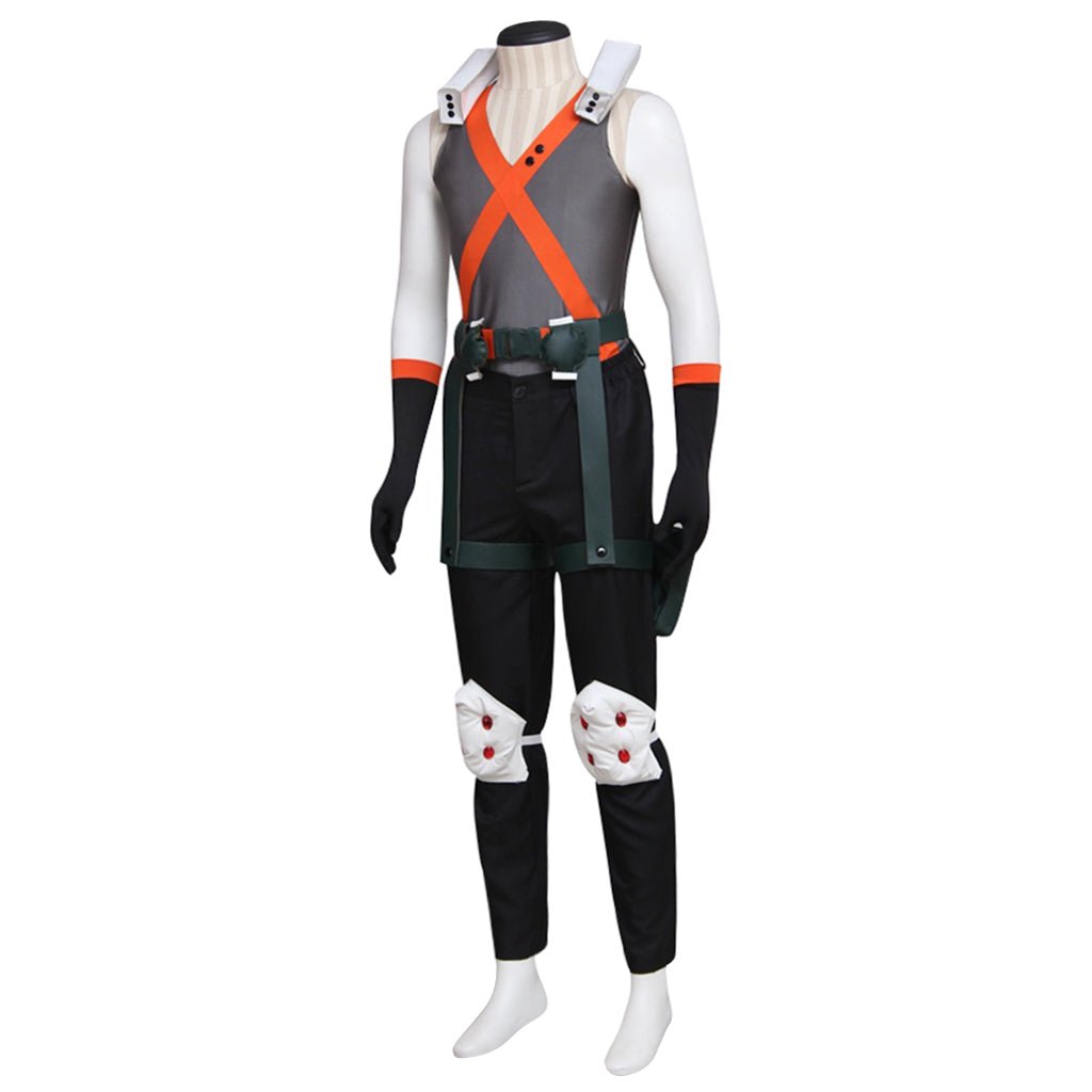 Disfraz de Cosplay de Anime My Hero Academia para Hombres - Katsuki Bakugo Héroe - Fantasia Cosera