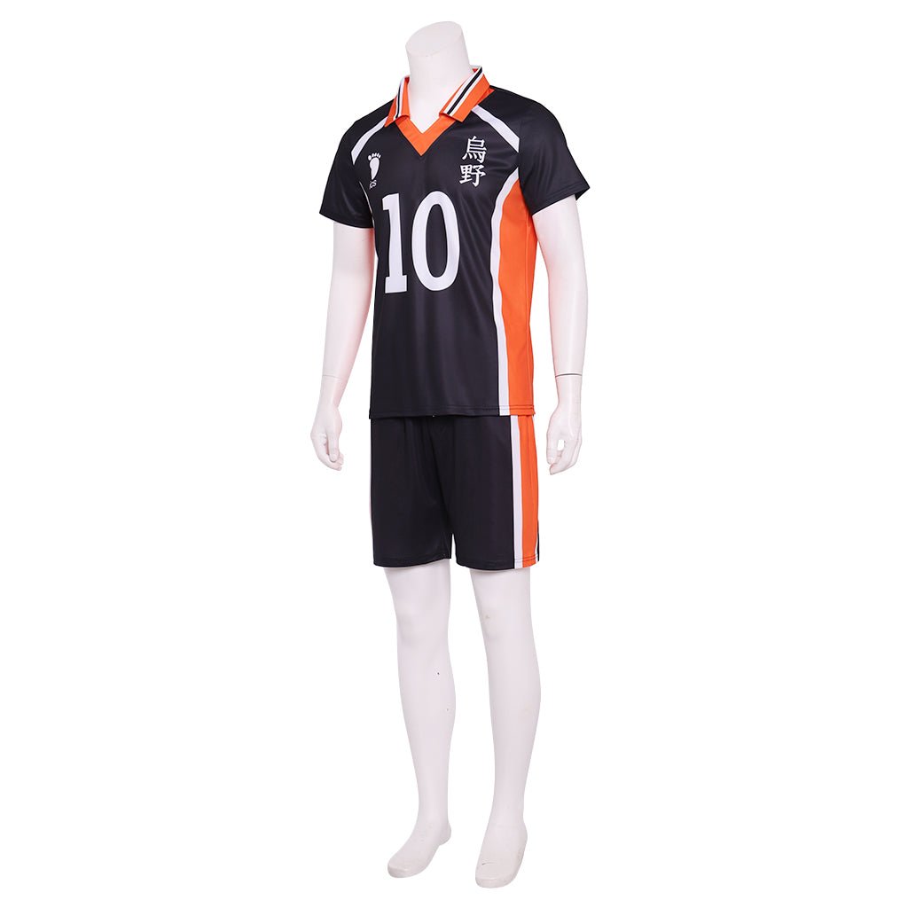 Traje de Cosplay Jersey de Volleyball del Colegio Karasuno de Haikyuu por Gurbanton - Fantasia Cosera