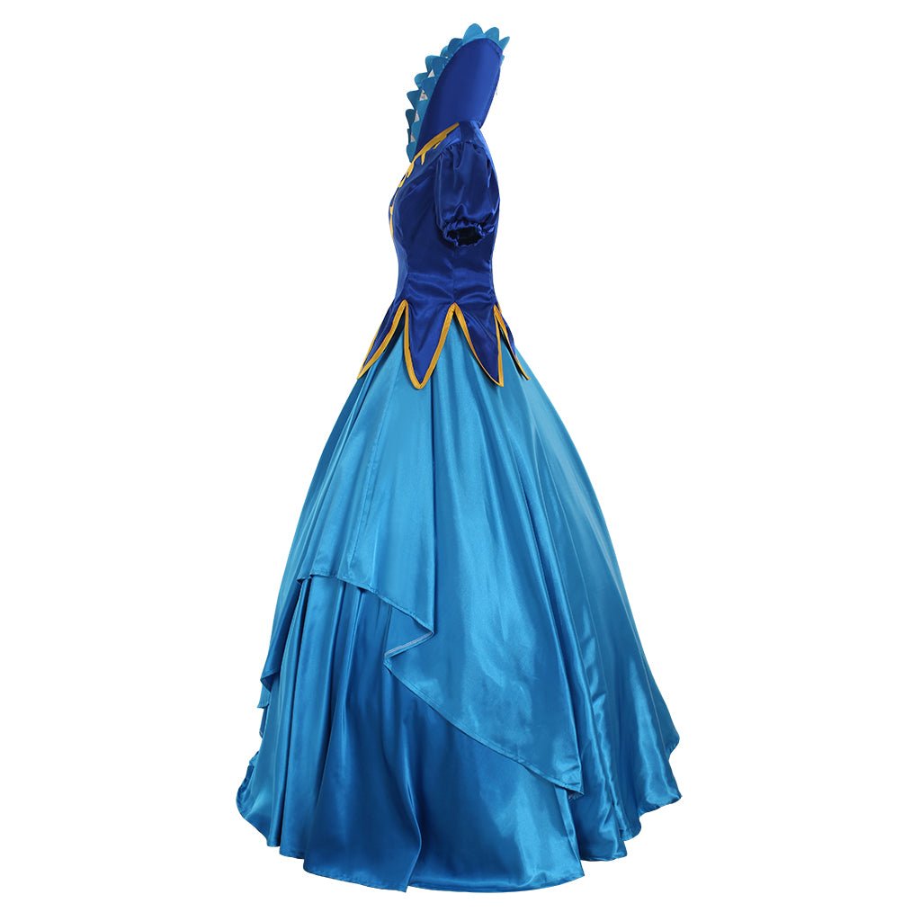 Traje de Cosplay de Juvia Lockser de Fairy Tail - Vestido Lolita Azul - Fantasia Cosera