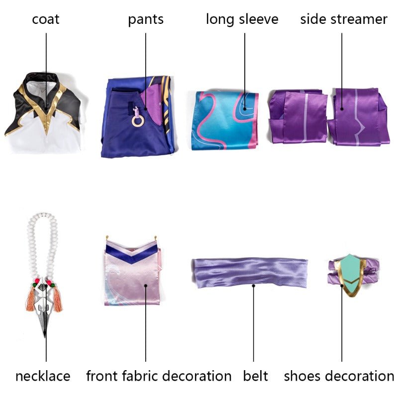 Traje de Cosplay de Xiao para Halloween, Navidad, Fiestas de Anime y Juegos de Rol en Comic Con - Fantasia Cosera