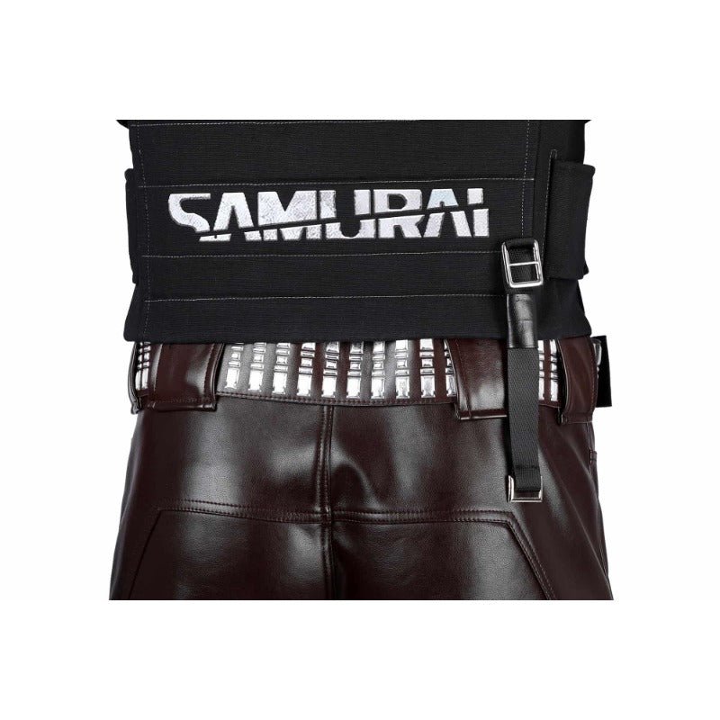 Traje de Cosplay Johnny Silverhand 2077 Chaleco Sin Mangas Disfraz para Fiesta de Halloween - Fantasia Cosera