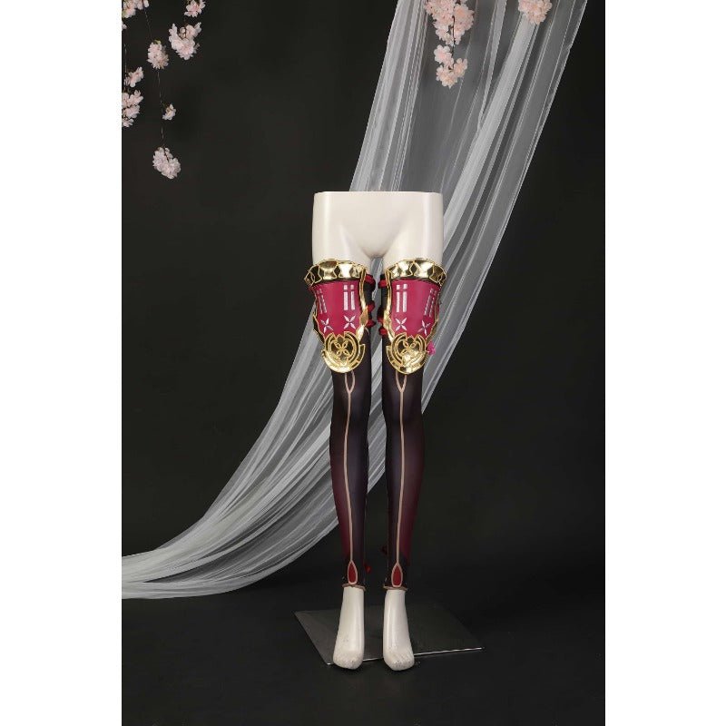 Traje de Cosplay de Kuki Shinobu de Genshin Impact - Traje de Ninja - Fantasia Cosera