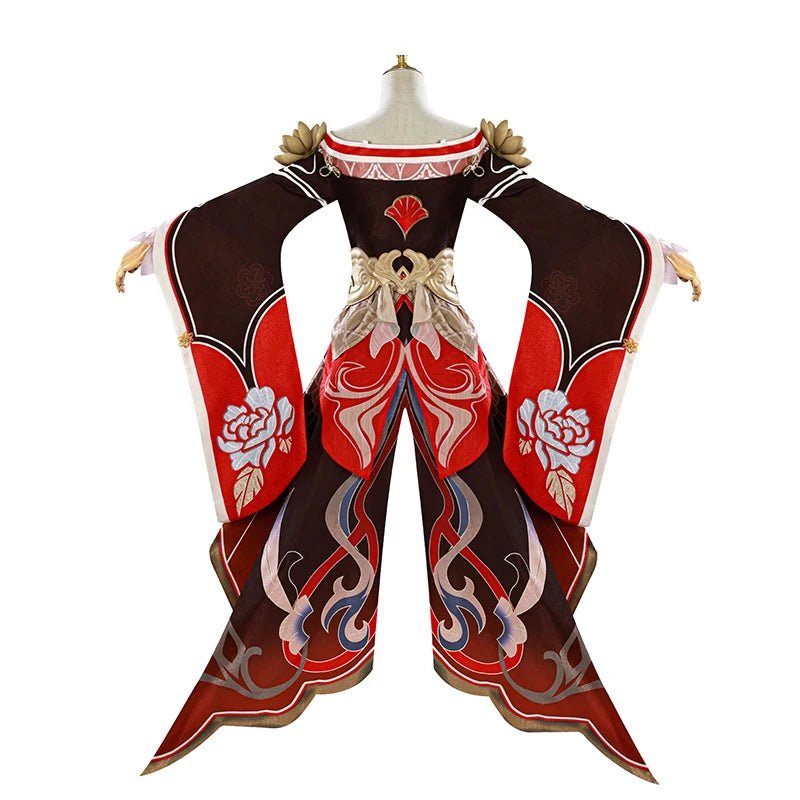 Traje de Cosplay Honkai Star Rail Fugue Tingyun Estilo Antiguo con Diseño de Colas de Zorro para Mujer - Fantasia Cosera
