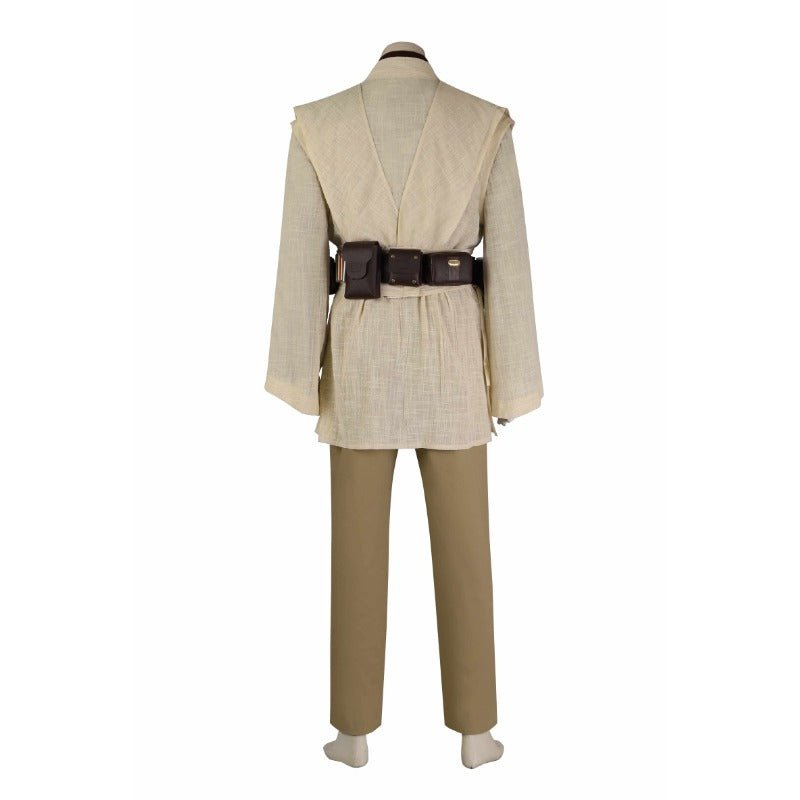 Traje de Cosplay de Obi-Wan Kenobi Vestimenta Jedi Conjunto Completo para Halloween y Fiestas - Fantasia Cosera