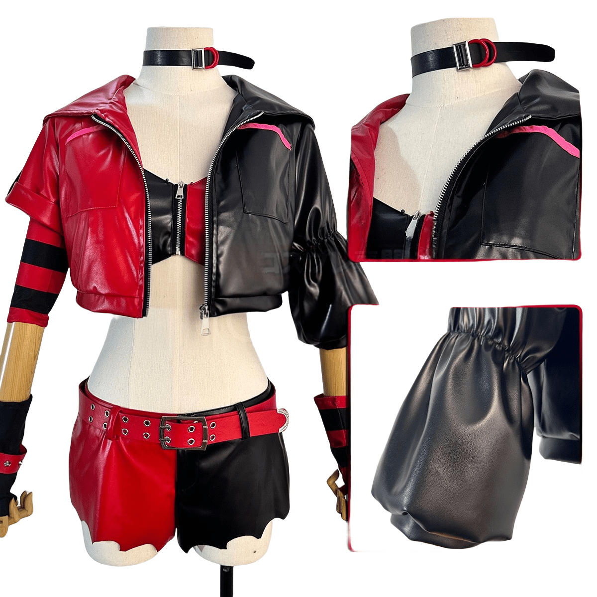 Traje de Cosplay de Harley Quinn de Suicide Squad - Calidad Premium - Fantasia Cosera