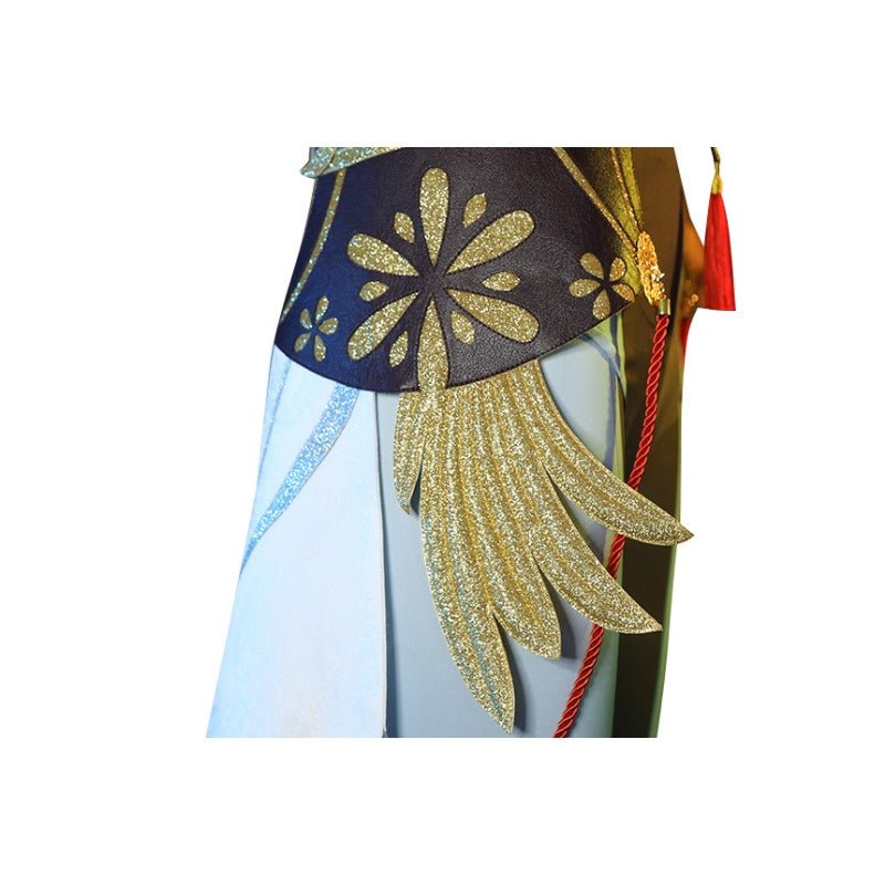 Traje de Cosplay de Shenhe de Genshin Impact - Conjunto Completo para Halloween y Roleplay - Fantasia Cosera