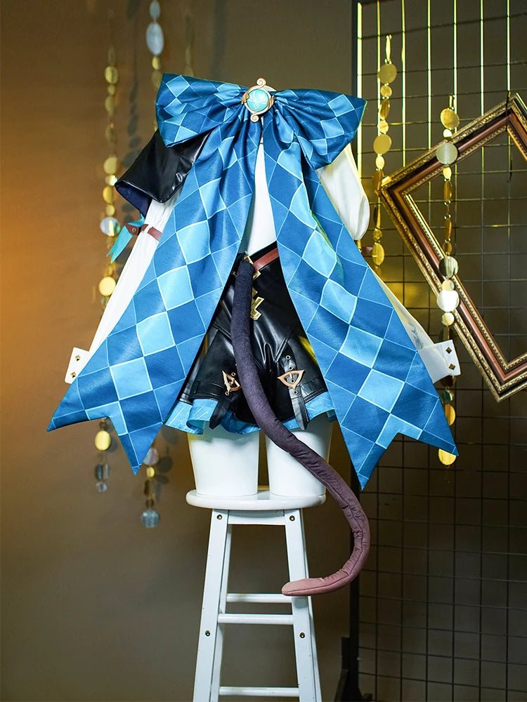 Traje de Cosplay de Lynette de Genshin Impact - Uniforme de Mago de los Gemelos Lynette - Conjunto Completo para Mujer - Fantasia Cosera