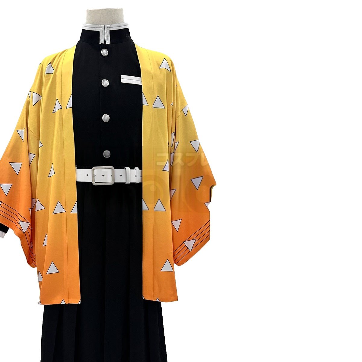 Traje de Cosplay de Zenitsu Agatsuma de Demon Slayer: Kimetsu no Yaiba - Fantasia Cosera