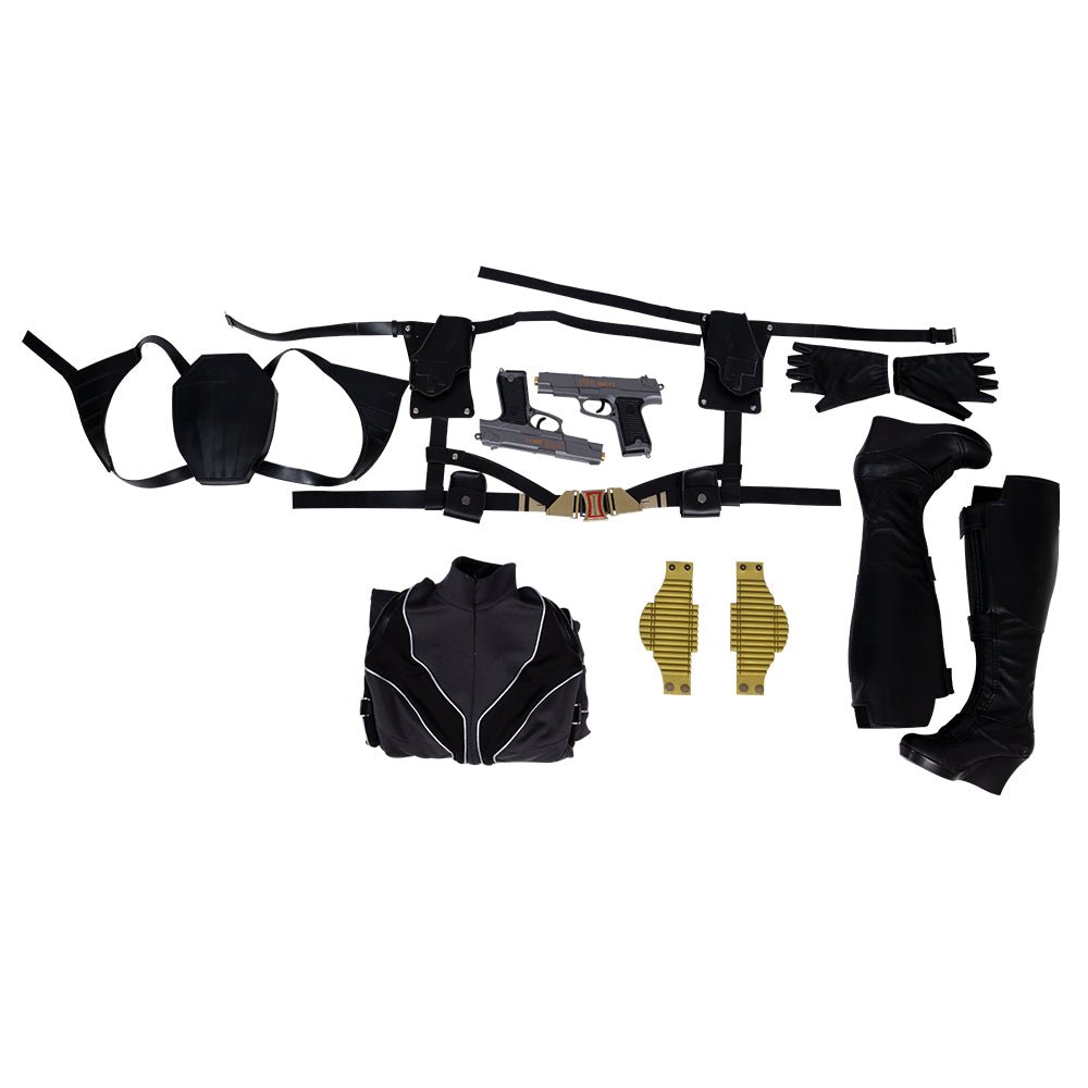 Traje de Cosplay de Black Widow - Universo Cinematográfico de Marvel Natasha Romanoff - Fantasia Cosera