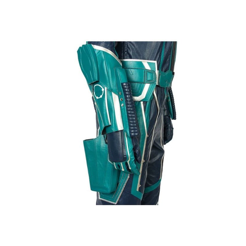 Traje de Cosplay de Yon Rogg Capitana Marvel Fuerza Estelar - Piel Sintética Premium - Fantasia Cosera