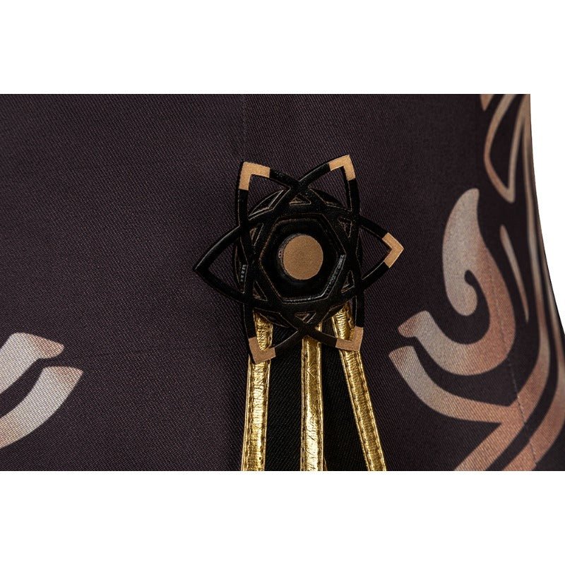 Traje de Cosplay de Hutao de Genshin Impact para Halloween con Sombrero - Fantasia Cosera