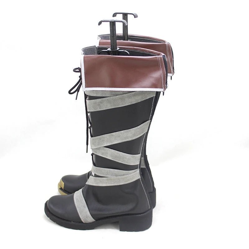 Botas Altas de Cosplay Vi de League of Legends para Hombres y Mujeres - Fantasia Cosera